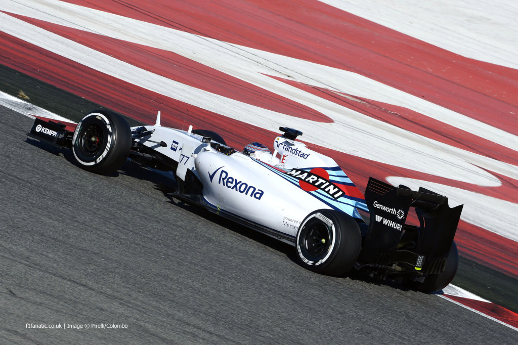 Valtteri Bottas Williamsiga Barcelona testsõidul