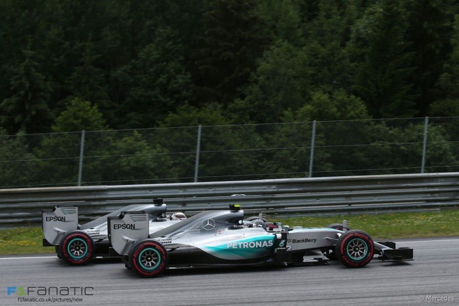 Nico Rosberg & Lewis Hamilton, Mercedes F1 Team, Austria GP