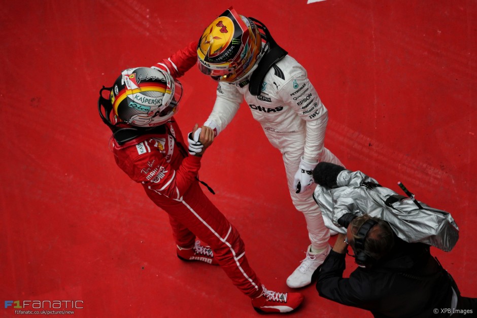 Sebastian Vettel ja Lewis Hamilton, Hiina Grand Prix