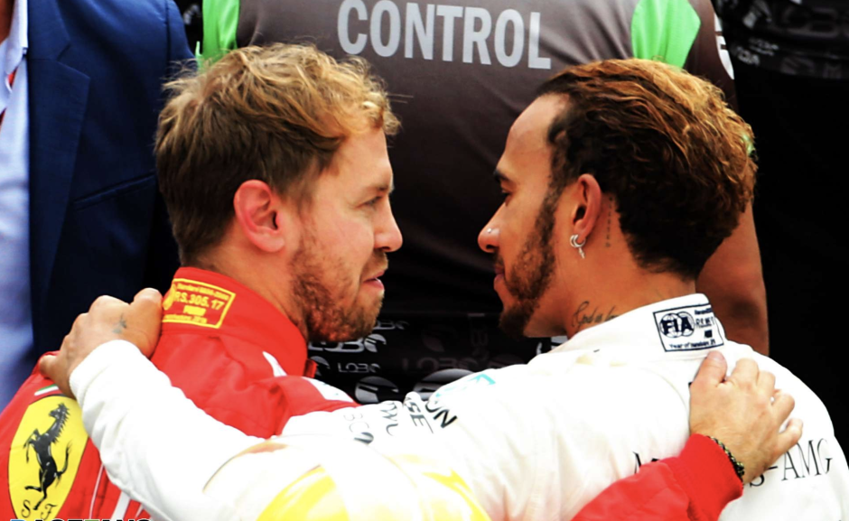Vettel ja Hamilton