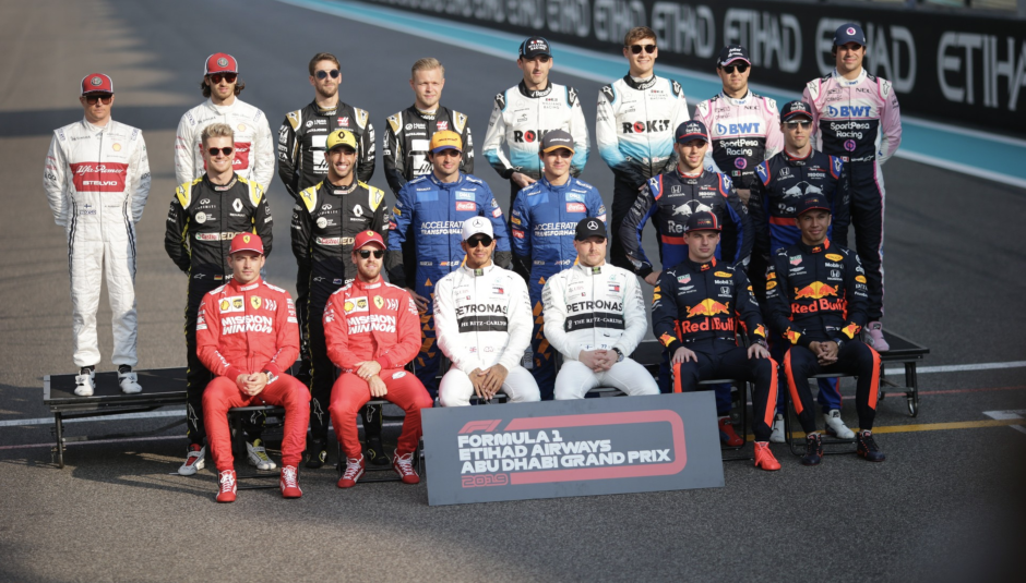 2019 F1 sõitjate foto