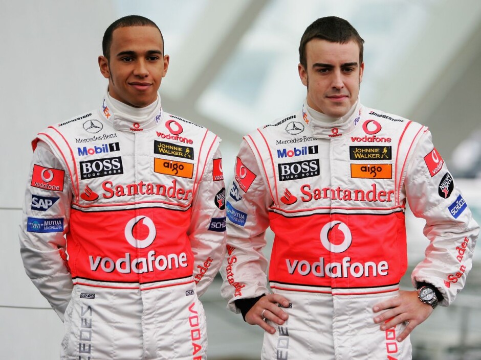 2007 aasta McLareni piloodid - Lewis Hamilton ja Fernando Alonso