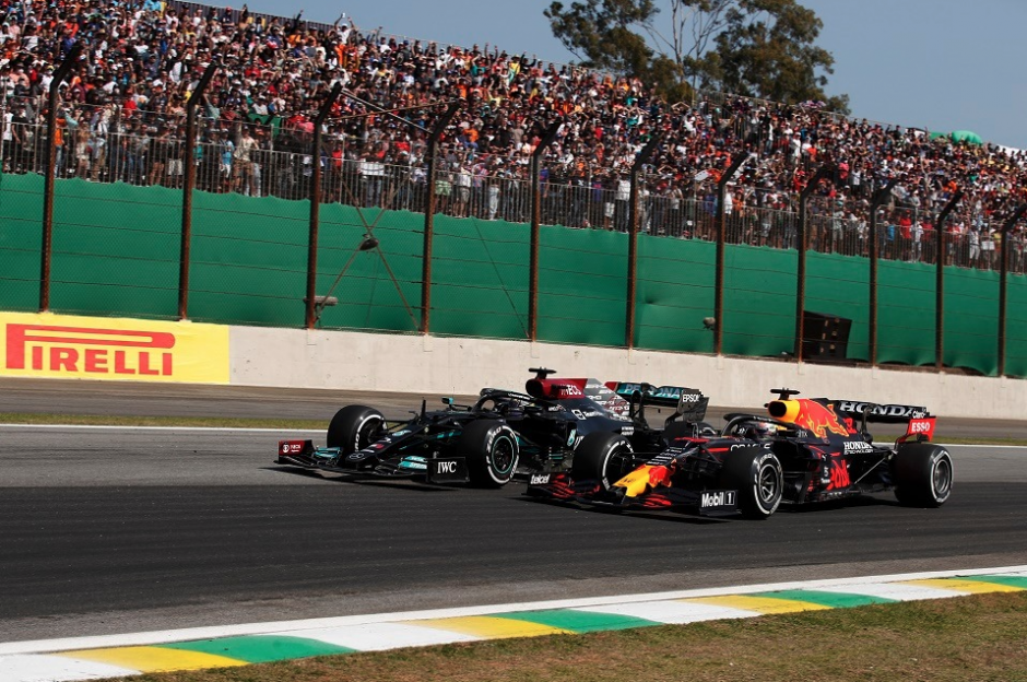 Hamilton ja Verstappen, Brasiilia GP 2021